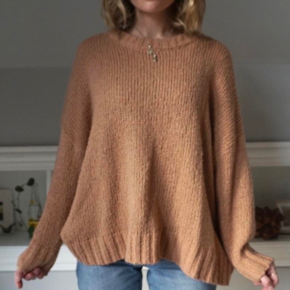 Aerie Chunky Knit Oversized Sweater Women’s Sz small - Picture 3 of 12